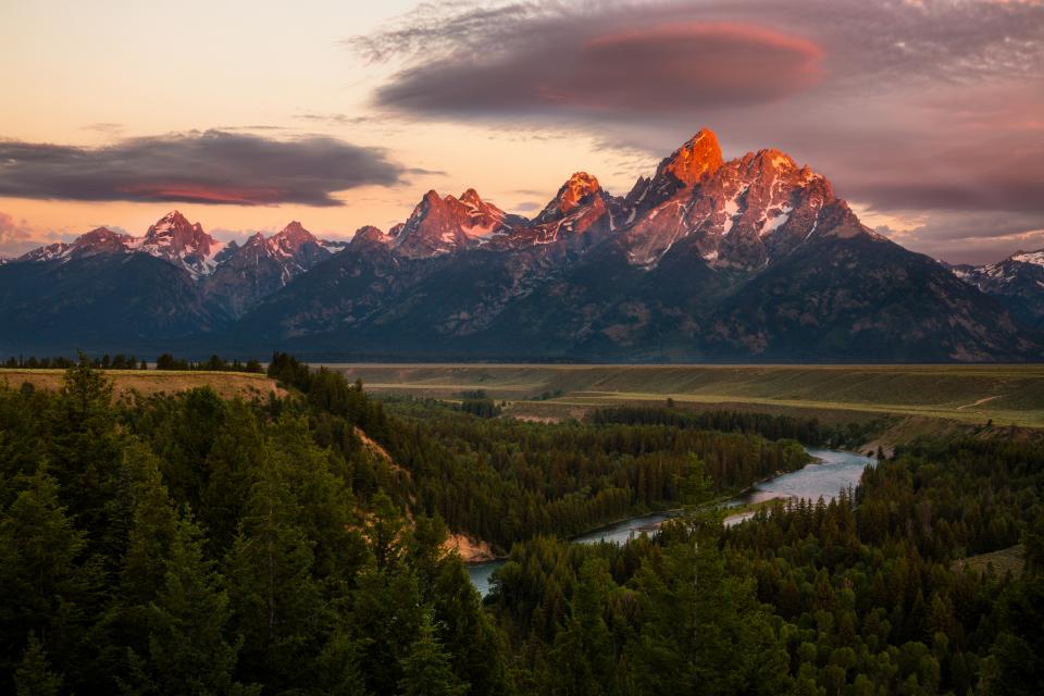 Grand Teton at Sunrise from Snake River Overlook | Shutterbug